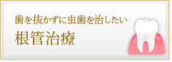 歯を抜かずに虫歯を治したい 根管治療